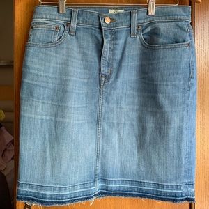 JCREW denim skirt!